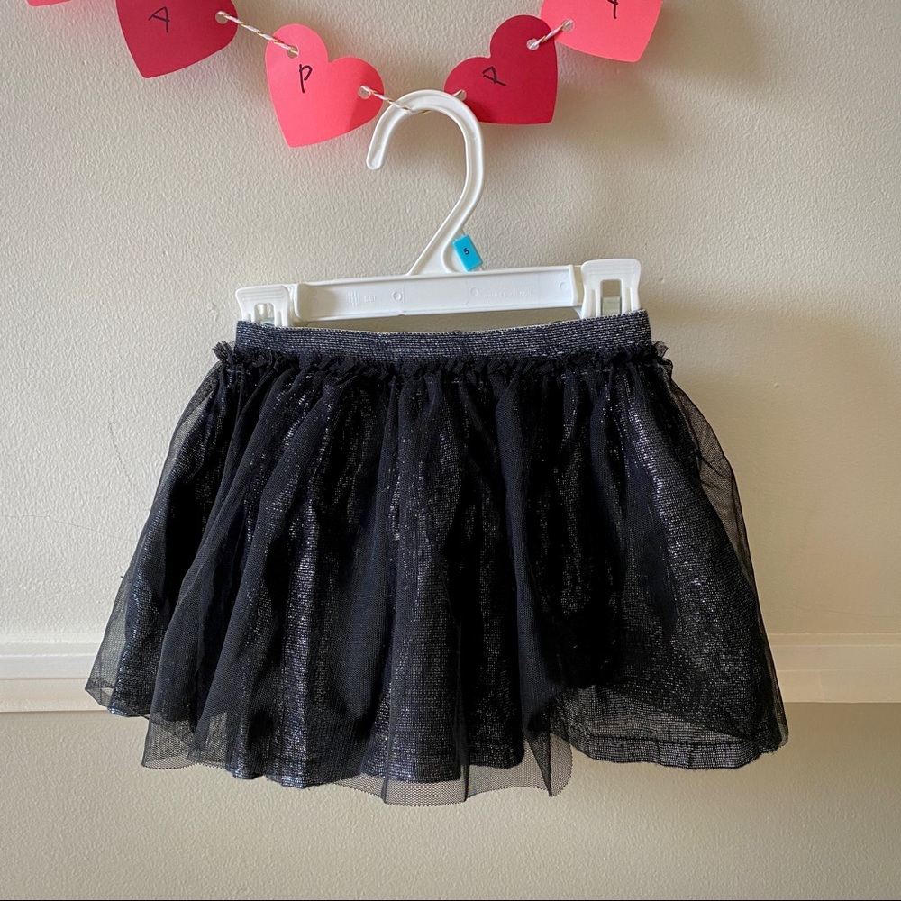 Gap 12-18 mos Black Sparkle Tutu